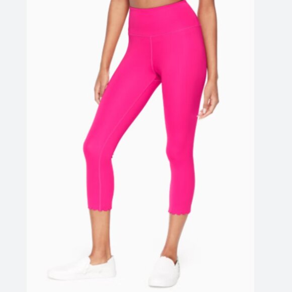 kate spade Pants - Kate Spade Pink Cropped Leggings high waisted